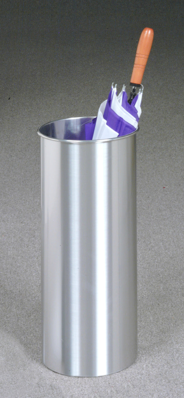 Glaro Umbrella Stand - Satin Aluminum