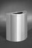 Satin Aluminum - Glaro Profile Half Round Receptacles