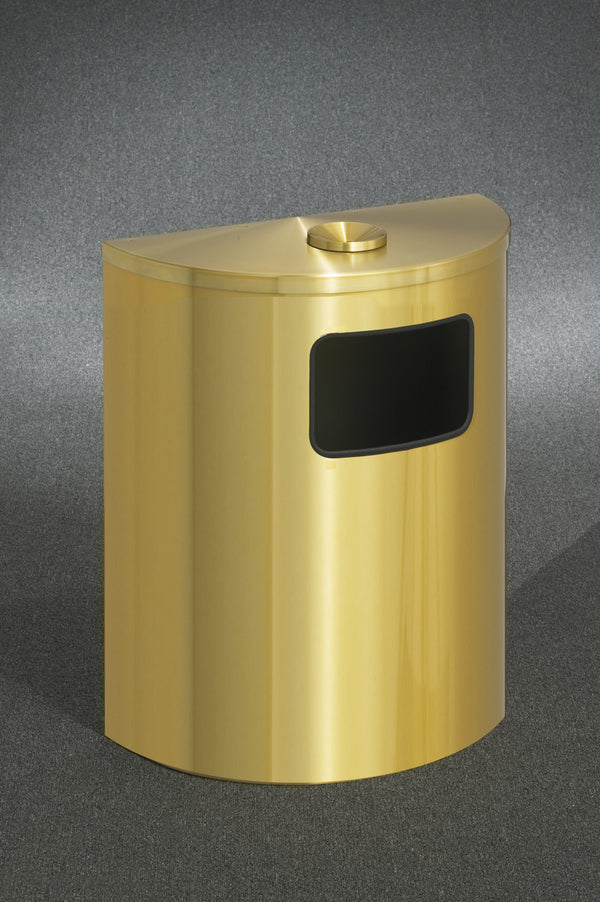 Satin Brass - Glaro Profile Half Round Receptacles