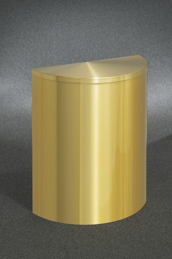 Satin Brass -Glaro Profile Half Round Receptacle