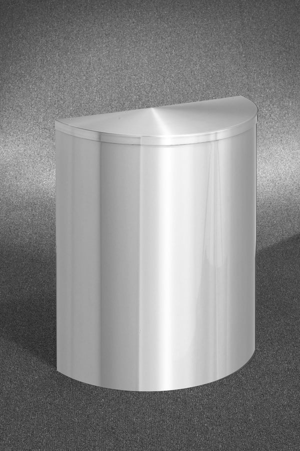 Satin Aluminum - Glaro Profile Half Round Receptacles