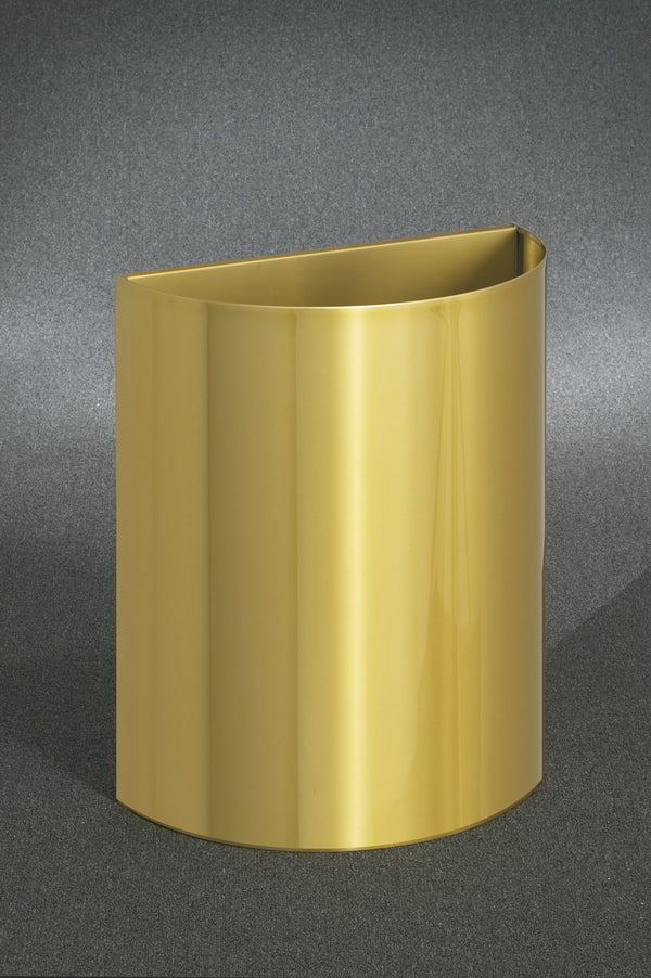 Satin Brass -Glaro Profile Half Round Receptacle